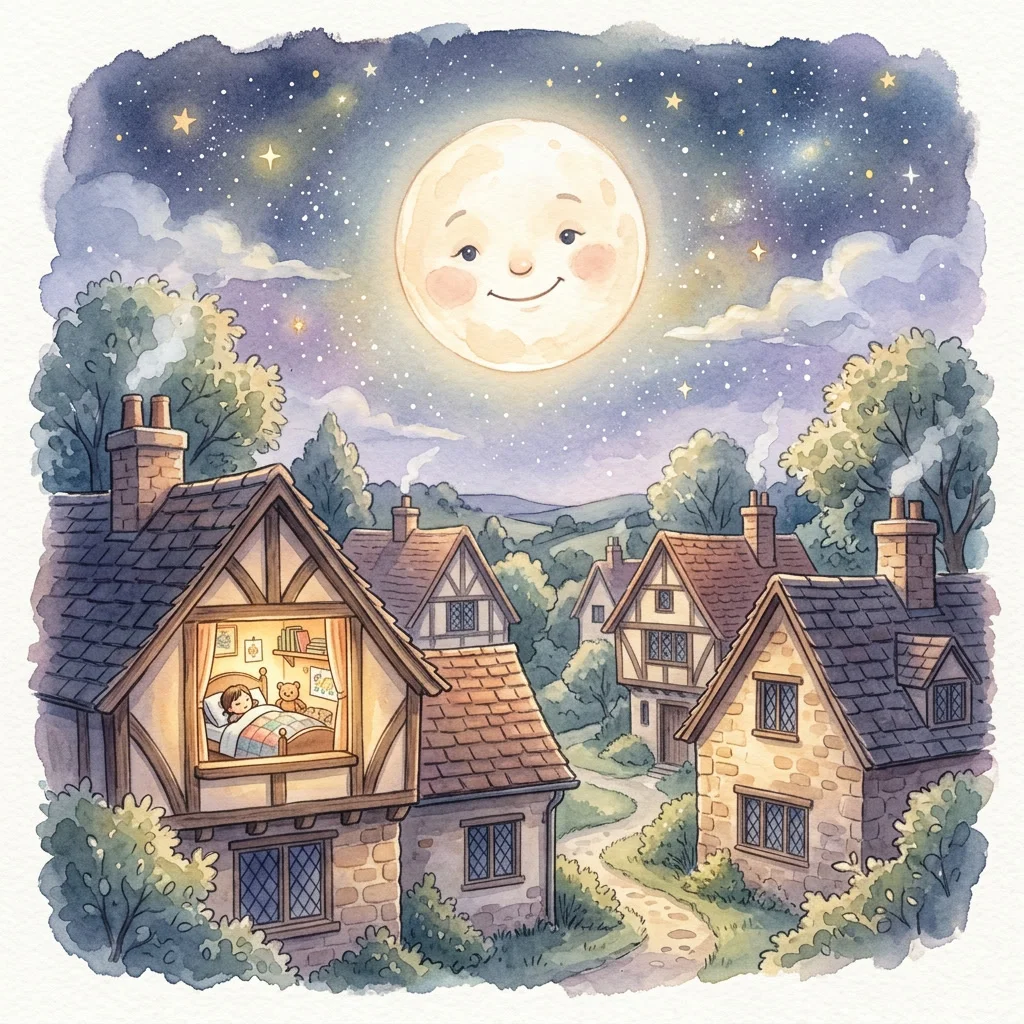 La lune qui veille