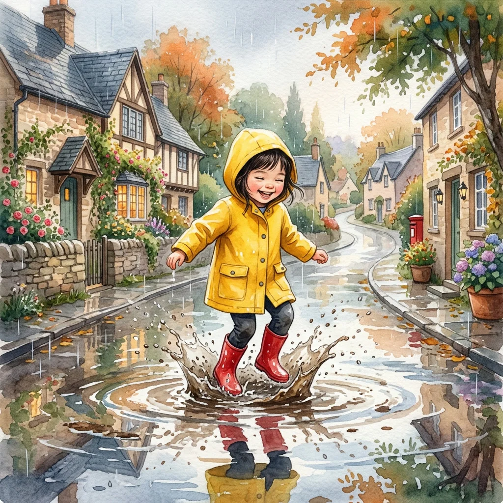 La pluie qui danse